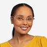 Ajar Gold MetalEyeglass Frames for Women from EyeBuyDirect
