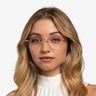 Ride Silver Light Gray MetalEyeglass Frames for Women from EyeBuyDirect