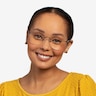 Ritzy Black MetalEyeglass Frames for Women from EyeBuyDirect
