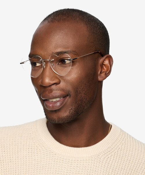 Amore Gold MetalEyeglass Frames for Men from EyeBuyDirect