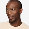 Amore Gold MetalEyeglass Frames for Men from EyeBuyDirect
