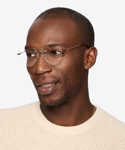 Amore Gold MetalEyeglass Frames for Men from EyeBuyDirect