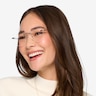 Amore Gold MetalEyeglass Frames for Women from EyeBuyDirect