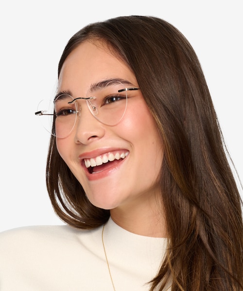 Amore Gold MetalEyeglass Frames for Women from EyeBuyDirect