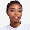 Bae Gold MetalEyeglass Frames for Women from EyeBuyDirect