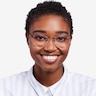 Bae Burgundy MetalEyeglass Frames for Women from EyeBuyDirect