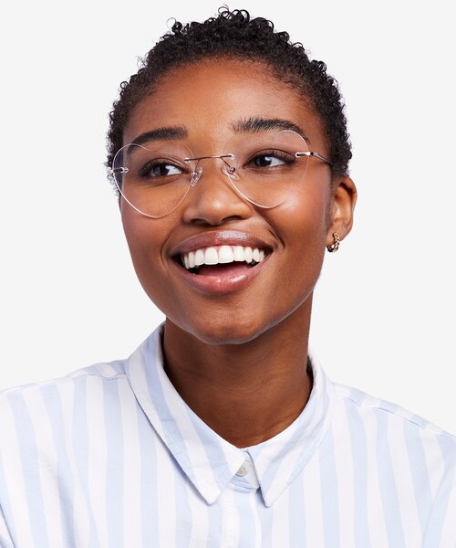 Love Rose Gold MetalEyeglass Frames for Women from EyeBuyDirect