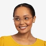 Love Burgundy MétalMontures de lunettes de vue pour Femmes d'EyeBuyDirect