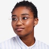 Love Light Gold MetalEyeglass Frames for Women from EyeBuyDirect