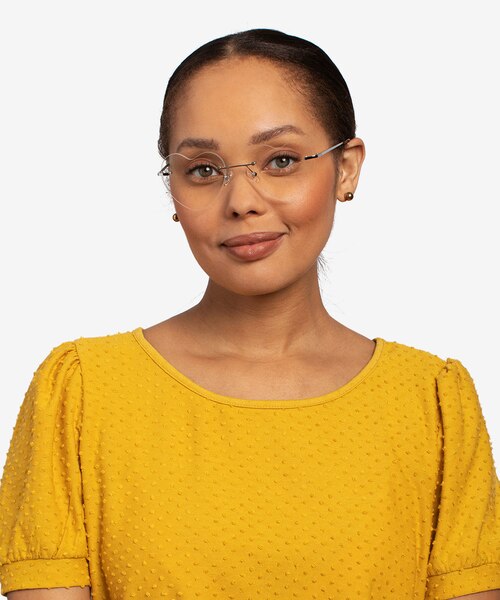 Love Silver MetalEyeglass Frames for Women from EyeBuyDirect
