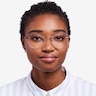 Spark Glitter Red MetalEyeglass Frames for Women from EyeBuyDirect