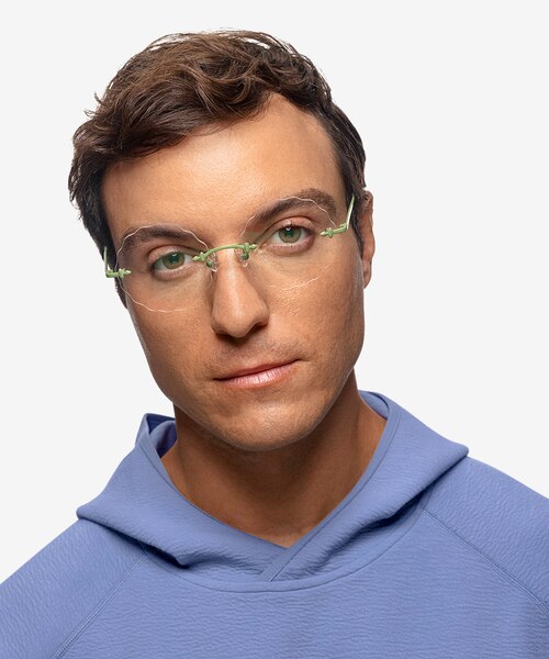 Fiesta Green MetalEyeglass Frames for Men from EyeBuyDirect