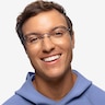 Outlook Blue MetalEyeglass Frames for Men from EyeBuyDirect