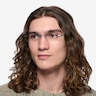Phil Matte Silver MetalEyeglass Frames for Men from EyeBuyDirect