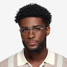 Phil Matte Silver MetalEyeglass Frames for Women from EyeBuyDirect