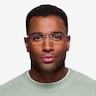 Ebb Silver TitaniumEyeglass Frames for Men from EyeBuyDirect