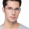 Wheeler Black TitaniumEyeglass Frames for Men from EyeBuyDirect