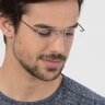 Lupin Silver TitaniumEyeglass Frames for Men from EyeBuyDirect