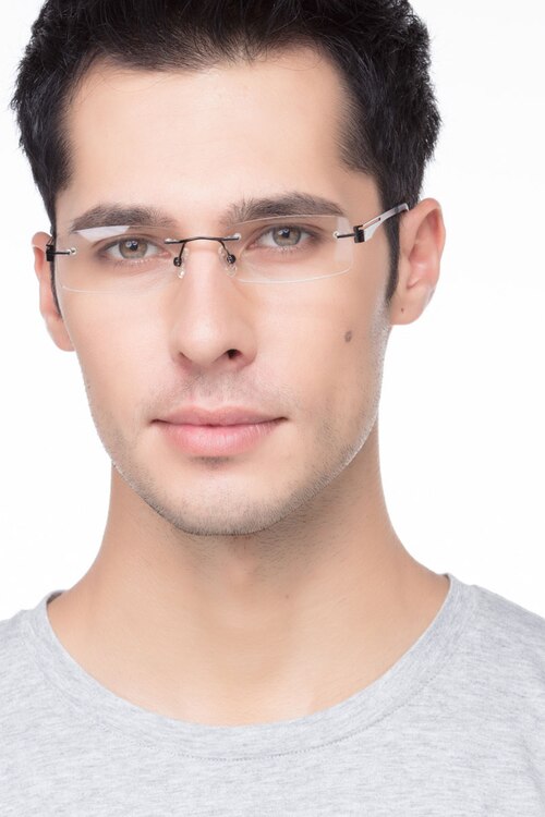 Lance Black TitaniumEyeglass Frames for Men from EyeBuyDirect
