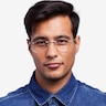 Smooth Silver TitaniumEyeglass Frames for Men from EyeBuyDirect