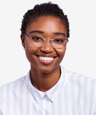 Silver Smooth -  Titanium Eyeglasses