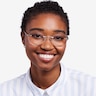 Smooth Silver TitaniumEyeglass Frames for Women from EyeBuyDirect
