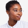Shine Gold TitaniumEyeglass Frames for Women from EyeBuyDirect