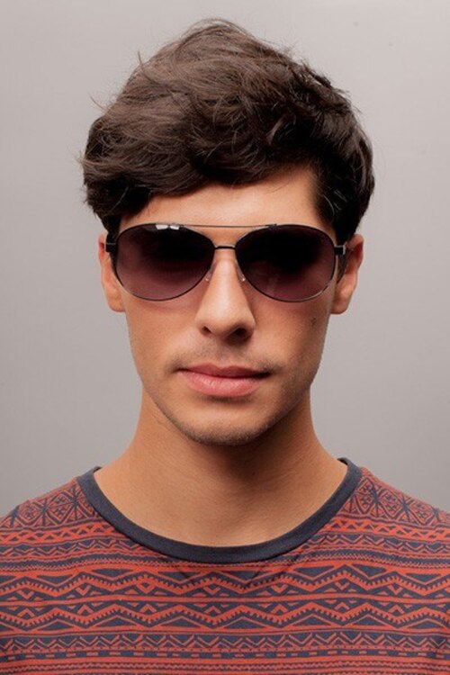 Kimry Black MetalSunglass Frames for Men from EyeBuyDirect