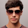 Kimry Black MetalSunglass Frames for Men from EyeBuyDirect