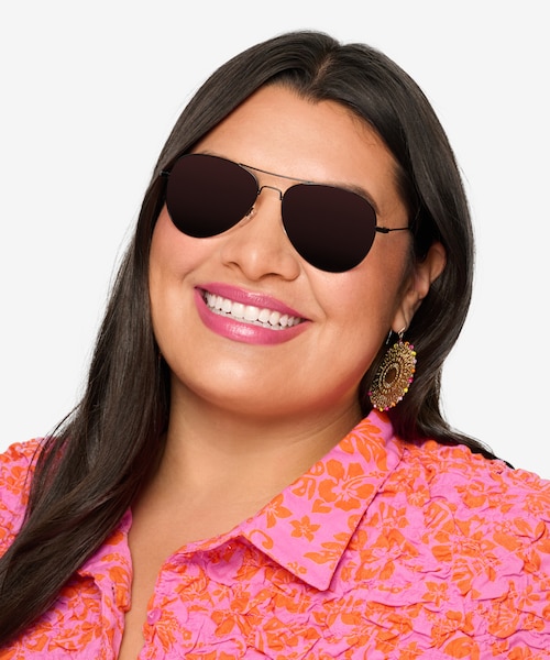 Good Vibrations Black MetalSunglass Frames for Women from EyeBuyDirect