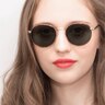 Saigon Tortoise Golden MetalSunglass Frames for Women from EyeBuyDirect