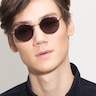 Saigon Tortoise Silver MetalSunglass Frames for Men from EyeBuyDirect