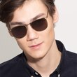 Fume Bronze MetalSunglass Frames for Men from EyeBuyDirect