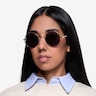 Guru Silver MetalSunglass Frames for Women from EyeBuyDirect