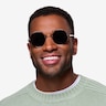 Guru Light Golden MetalSunglass Frames for Men from EyeBuyDirect