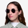 Guru Light Golden MetalSunglass Frames for Women from EyeBuyDirect