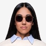 Rex Golden MetalSunglass Frames for Women from EyeBuyDirect