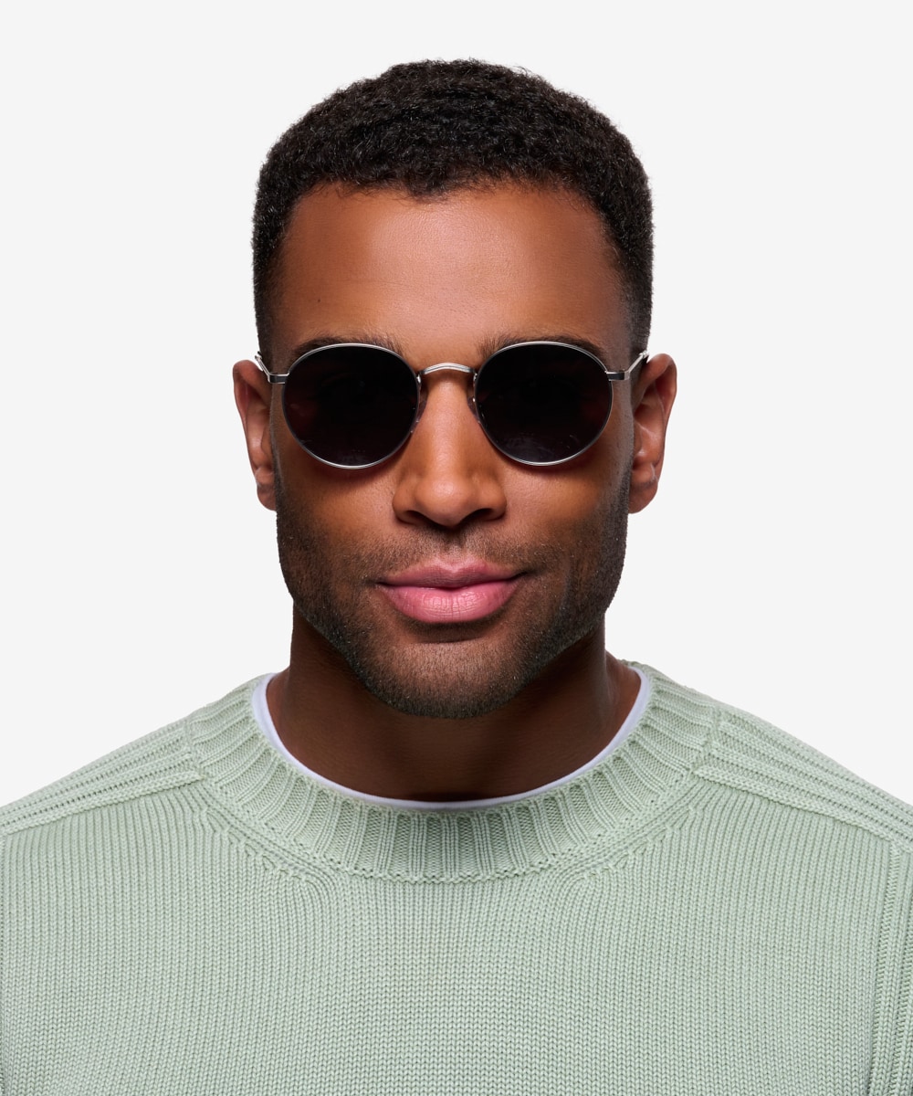 Buy Web Aviator Sunglasses with Metal Frame | Blue Color Men | AJIO LUXE