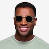 Disclosure Brown MetalSunglass Frames for Men from EyeBuyDirect