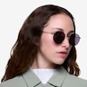 Disclosure Brown MetalSunglass Frames for Women from EyeBuyDirect