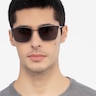 Jolt Gunmetal MétalSoleil de Lunette de vue pour Hommes d'EyeBuyDirect