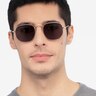 Boardwalk Gunmetal MetalSunglass Frames for Men from EyeBuyDirect