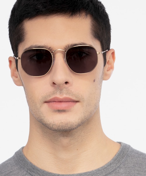 Boardwalk Copper MetalSunglass Frames for Men from EyeBuyDirect
