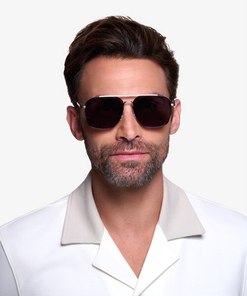 Route 66 Gunmetal MetalSunglass Frames for Men from EyeBuyDirect