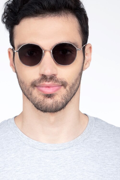 Village Silver MetalSunglass Frames for Men from EyeBuyDirect