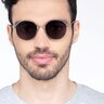 Village Silver MetalSunglass Frames for Men from EyeBuyDirect