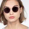 Village Silver MetalSunglass Frames for Women from EyeBuyDirect
