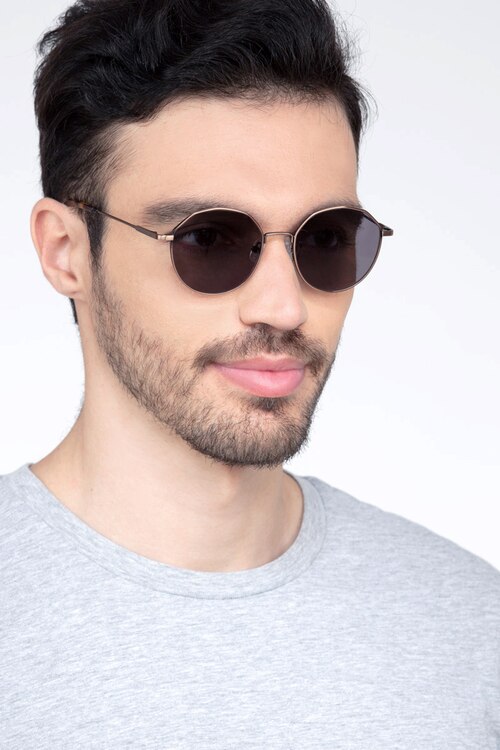 Village Bronze MetalSunglass Frames for Men from EyeBuyDirect