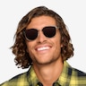 Maui Noir MétalSoleil de Lunette de vue pour Hommes d'EyeBuyDirect