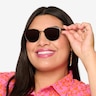 Maui Noir MétalSoleil de Lunette de vue pour Femmes d'EyeBuyDirect